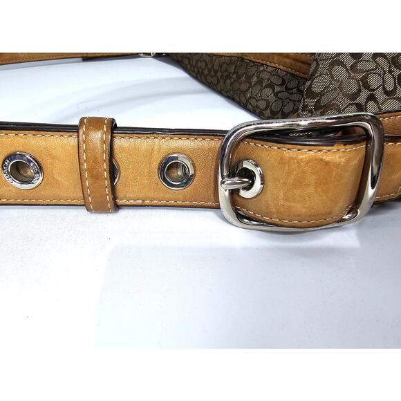 Coach Signature Convertible Shoulder Bag #F10416 - Picture 6 of 12